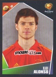 Sticker Xabi Alonso - UEFA Euro Portugal 2004 n. 80 - Panini