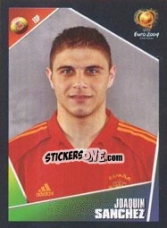 Sticker Joaquin Sanchez - UEFA Euro Portugal 2004 n. 81 - Panini