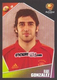 Sticker Raul Gonzalez - UEFA Euro Portugal 2004 n. 87 - Panini