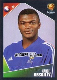 Sticker Marcel Desailly - UEFA Euro Portugal 2004 n. 101 - Panini