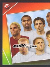 Cromo Team Photo - UEFA Euro Portugal 2004 - Panini