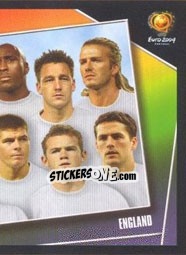 Cromo Team Photo - UEFA Euro Portugal 2004 - Panini