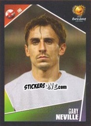 Sticker Gary Neville - UEFA Euro Portugal 2004 n. 118 - Panini