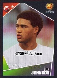 Figurina Glen Johnson - UEFA Euro Portugal 2004 - Panini