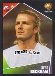 Sticker David Beckham - UEFA Euro Portugal 2004 n. 124 - Panini