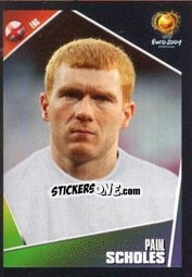 Sticker Paul Scholes - UEFA Euro Portugal 2004 n. 125 - Panini