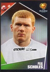 Sticker Paul Scholes - UEFA Euro Portugal 2004 - Panini