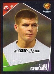 Figurina Steven Gerrard - UEFA Euro Portugal 2004 - Panini