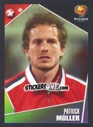 Sticker Patrick Müller - UEFA Euro Portugal 2004 - Panini