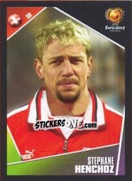 Sticker Stephane Henchoz - UEFA Euro Portugal 2004 n. 143 - Panini