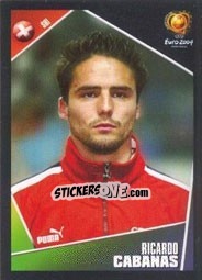 Cromo Ricardo Cabanas - UEFA Euro Portugal 2004 - Panini