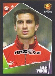 Figurina Hakan Yakin - UEFA Euro Portugal 2004 - Panini