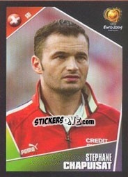 Sticker Stephane Chapuisat - UEFA Euro Portugal 2004 n. 153 - Panini