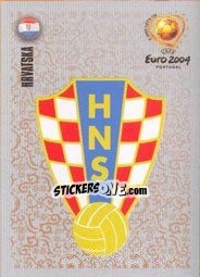 Figurina Team Emblem - UEFA Euro Portugal 2004 - Panini