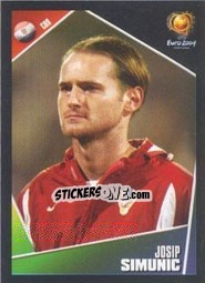 Figurina Josip Simunic - UEFA Euro Portugal 2004 - Panini