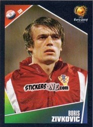 Sticker Boris Zivkovic - UEFA Euro Portugal 2004 n. 164 - Panini