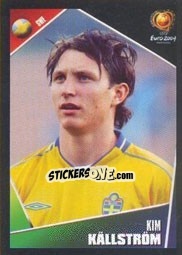 Sticker Kim Källström - UEFA Euro Portugal 2004 n. 191 - Panini