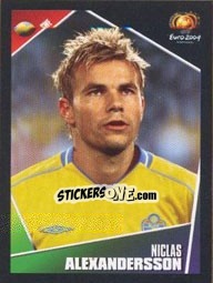 Sticker Niclas Alexandersson - UEFA Euro Portugal 2004 - Panini