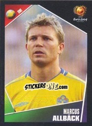 Sticker Marcus Allbäck - UEFA Euro Portugal 2004 - Panini