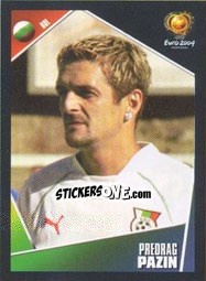 Sticker Predrag Pazin - UEFA Euro Portugal 2004 - Panini