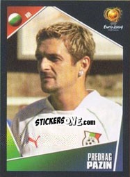 Cromo Predrag Pazin - UEFA Euro Portugal 2004 - Panini