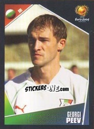 Sticker Georgi Peev - UEFA Euro Portugal 2004 - Panini