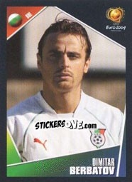Sticker Dimitar Berbatov - UEFA Euro Portugal 2004 n. 214 - Panini