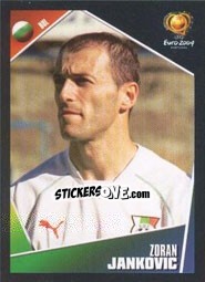 Sticker Zoran Jankovic - UEFA Euro Portugal 2004 - Panini