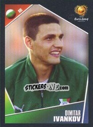Sticker Dimitar Ivankov - UEFA Euro Portugal 2004 n. 218 - Panini