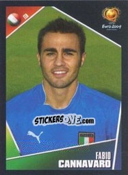 Sticker Fabio Cannavaro - UEFA Euro Portugal 2004 - Panini