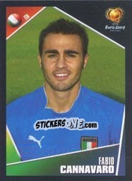 Sticker Fabio Cannavaro - UEFA Euro Portugal 2004 n. 223 - Panini