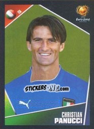 Sticker Christian Panucci - UEFA Euro Portugal 2004 - Panini