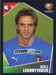 Sticker Nicola Legrottaglie - UEFA Euro Portugal 2004 - Panini