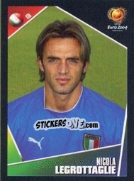 Cromo Nicola Legrottaglie - UEFA Euro Portugal 2004 - Panini