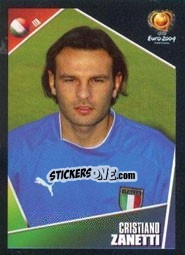 Cromo Cristiano Zanetti - UEFA Euro Portugal 2004 n. 230 - Panini