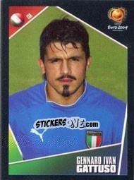Sticker Gennaro Ivan Gattuso - UEFA Euro Portugal 2004 n. 232 - Panini