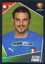 Cromo Stefano Fiore - UEFA Euro Portugal 2004 - Panini