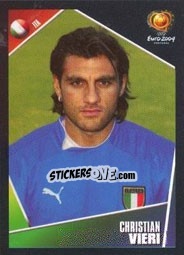 Figurina Christian Vieri - UEFA Euro Portugal 2004 - Panini