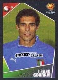 Figurina Bernardo Corradi - UEFA Euro Portugal 2004 - Panini