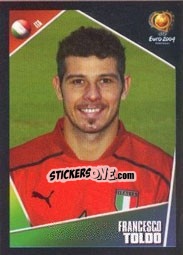 Sticker Francesco Toldo - UEFA Euro Portugal 2004 - Panini