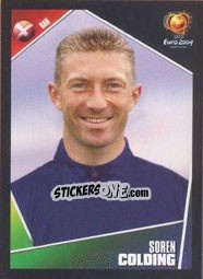 Cromo Soren Colding - UEFA Euro Portugal 2004 - Panini