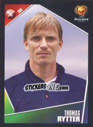 Cromo Thomas Rytter - UEFA Euro Portugal 2004 - Panini