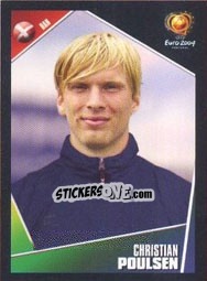 Sticker Christian Poulsen - UEFA Euro Portugal 2004 n. 248 - Panini