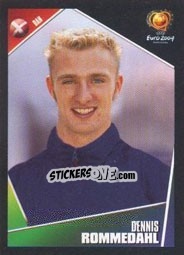 Sticker Dennis Rommedahl - UEFA Euro Portugal 2004 - Panini