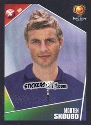 Sticker Morten Skoubo - UEFA Euro Portugal 2004 n. 250 - Panini