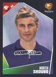 Cromo Morten Skoubo - UEFA Euro Portugal 2004 - Panini