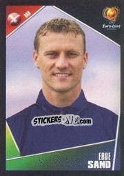 Sticker Ebbe Sand - UEFA Euro Portugal 2004 n. 251 - Panini
