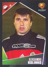 Sticker Aleksandrs Kolinko - UEFA Euro Portugal 2004 n. 255 - Panini