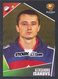 Cromo Aleksandrs Isakovs - UEFA Euro Portugal 2004 - Panini