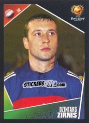 Sticker Dzintars Zirnis - UEFA Euro Portugal 2004 - Panini